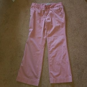 Pink khaki slacks. Great quality pants.